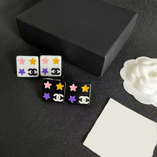 [Regal Jewels]Square Stud Earrings