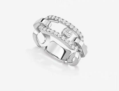 [Regal Jewels]Sliding Single Diamond Ring