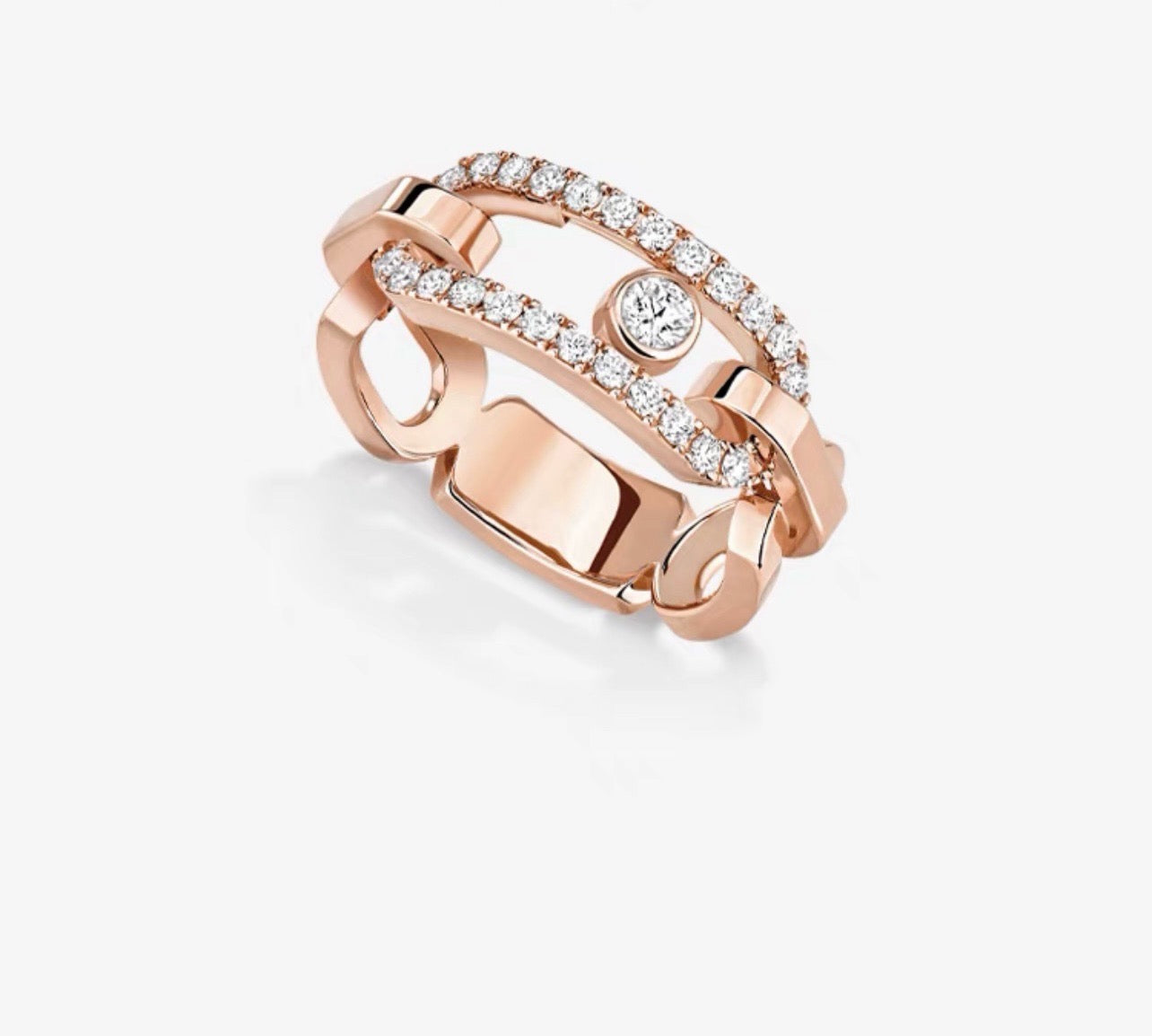 [Regal Jewels]Sliding Single Diamond Ring