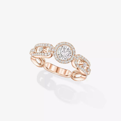 [Regal Jewels]Move Link Solitaire Ring