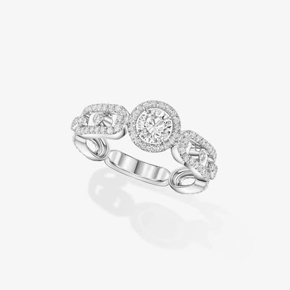 [Regal Jewels]Move Link Solitaire Ring