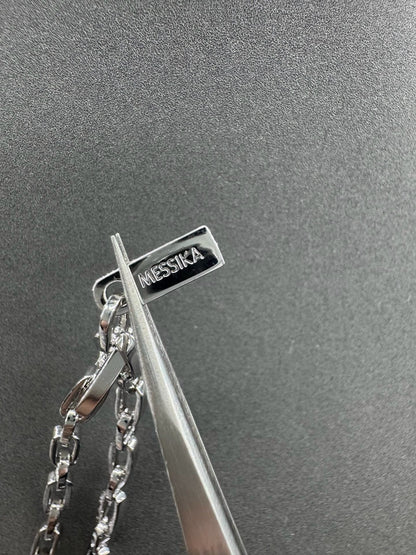 [Regal Jewels] Move Link Pave Diamond Chain Necklace