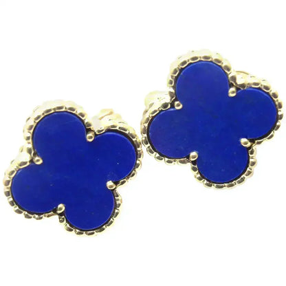 [Regal Jewels]CLOVER MINI 9.5MM TURQUOISE EARRINGS