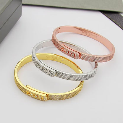 [Regal Jewels]Move Noa Full Pavé Diamond Bangle Bracelet