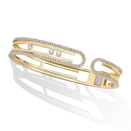 [Regal Jewels]MOVE 10TH PAVED DIAMOND BRACELET