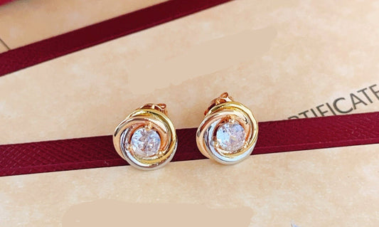 ¡®Regal Jewelry¡¯Pave Stud Earrings
