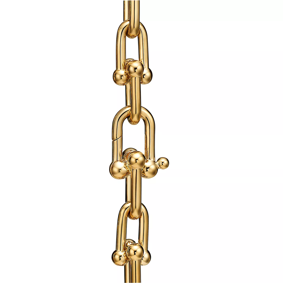[Aura Jewelry]HARDWEAR MEDIUM LINK 20 MOTIF GOLD BRACELET