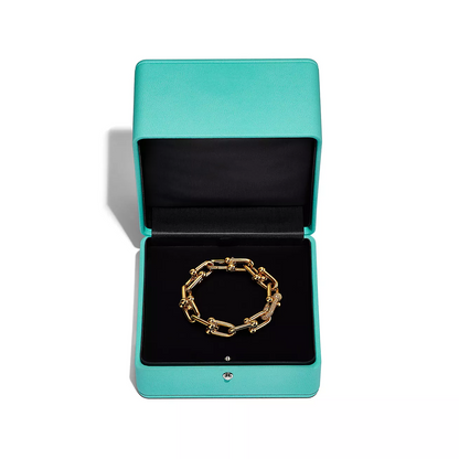 [Aura Jewelry]HARDWEAR LARGE LINK GOLD DIAMOND BRACELET