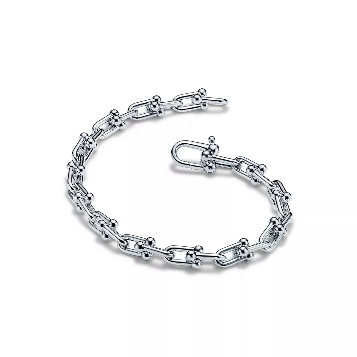 [Aura Jewelry]HARDWEAR SMALL LINK 26 MOTIF SILVER BRACELET