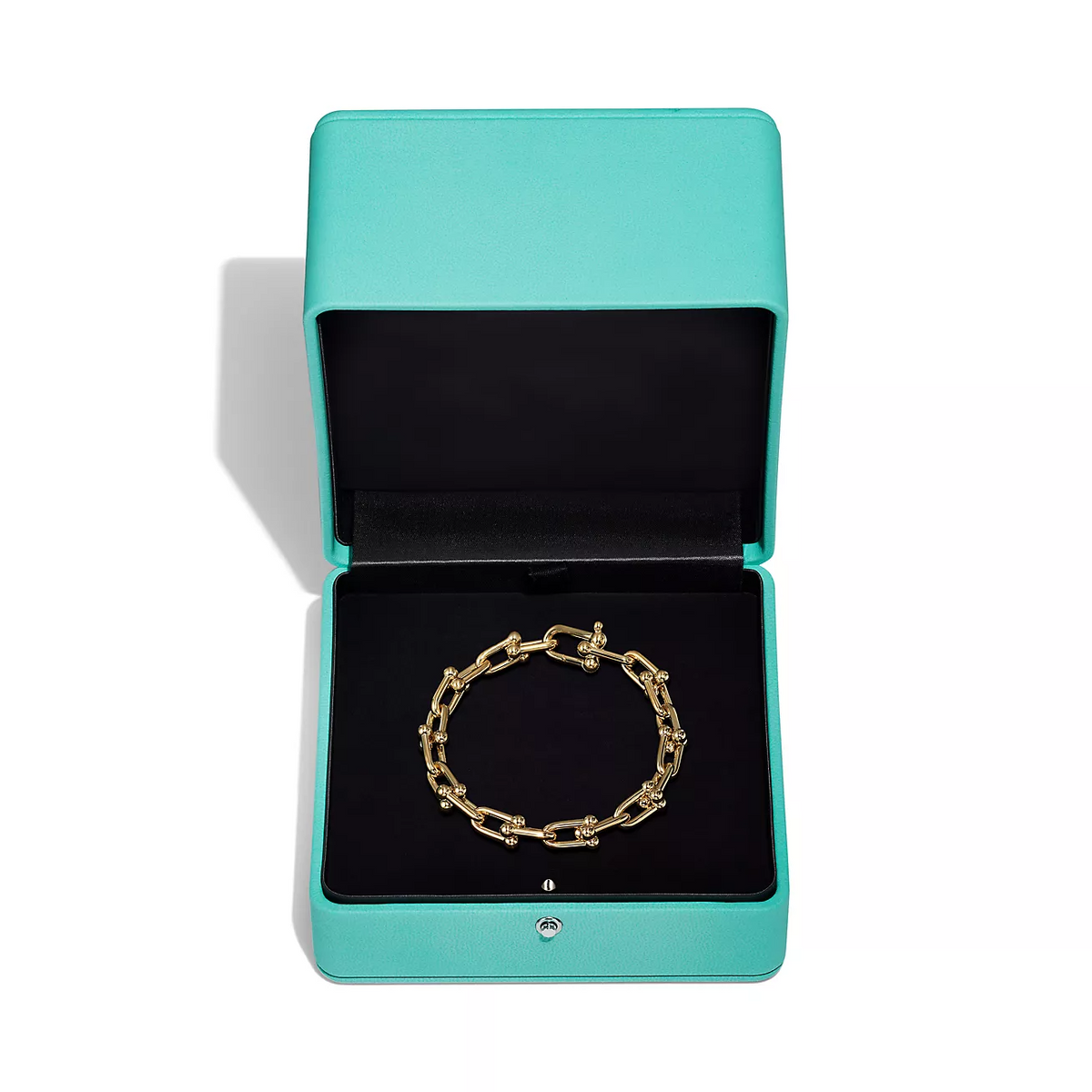 [Aura Jewelry]HARDWEAR MEDIUM LINK 20 MOTIF GOLD BRACELET