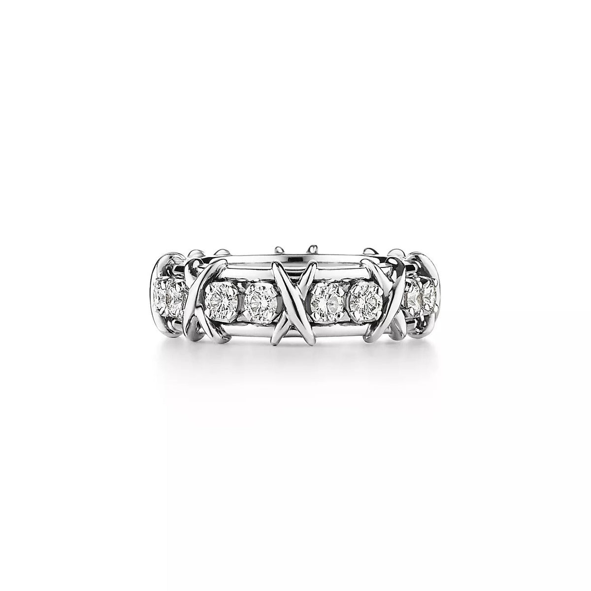 [Aura Jewelry]SIXTEEN STONE SILVER RING