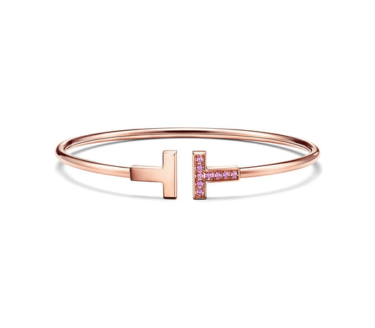 [Aura Jewelry]T PINK GOLD PINK DIAMOND BRACELET