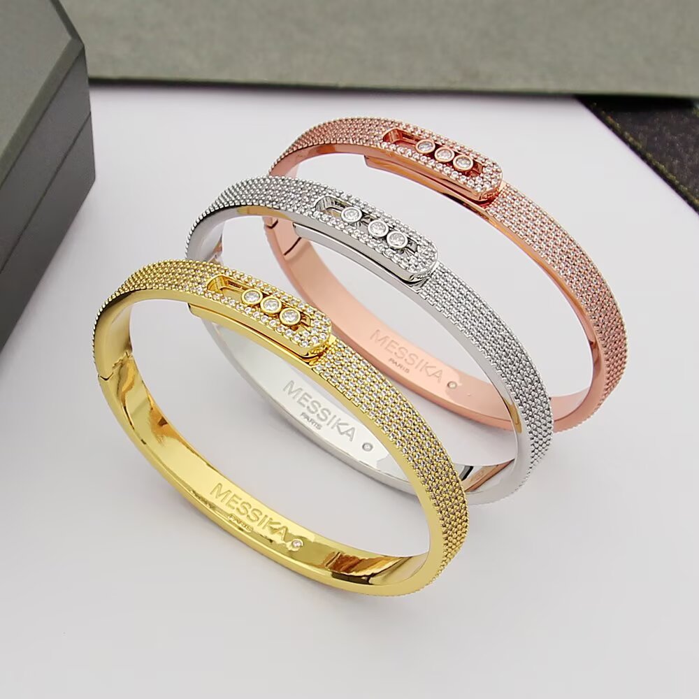 [Regal Jewels]Move Noa Full Pavé Diamond Bangle Bracelet