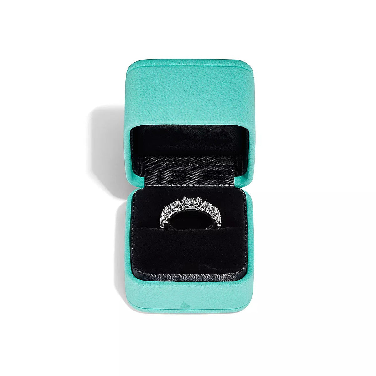 [Aura Jewelry]SIXTEEN STONE SILVER RING