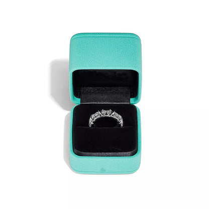 [Aura Jewelry]SIXTEEN STONE SILVER RING