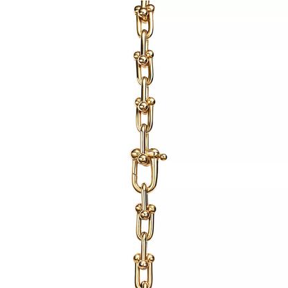 [Aura Jewelry]HARDWEAR SMALL LINK 26 MOTIF GOLD BRACELET
