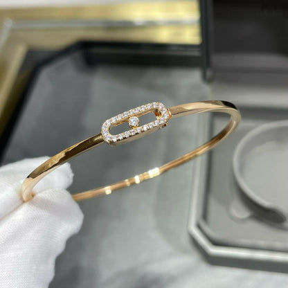 [Regal Jewels]Move Uno pavé flex bangle medium
