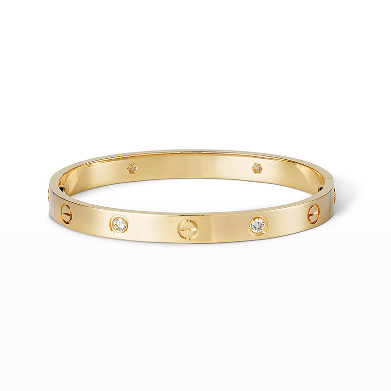 [Regal Jewels]LOVE BRACELET 6.1MM 4 DIAMONDS