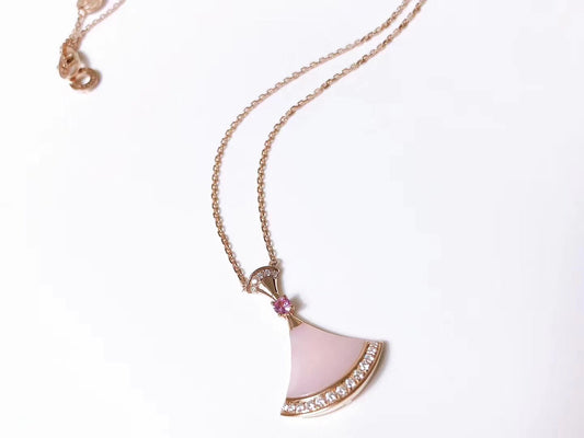[Aura Jewels]DREAM NECKLACE PINK MOP DIAMOND