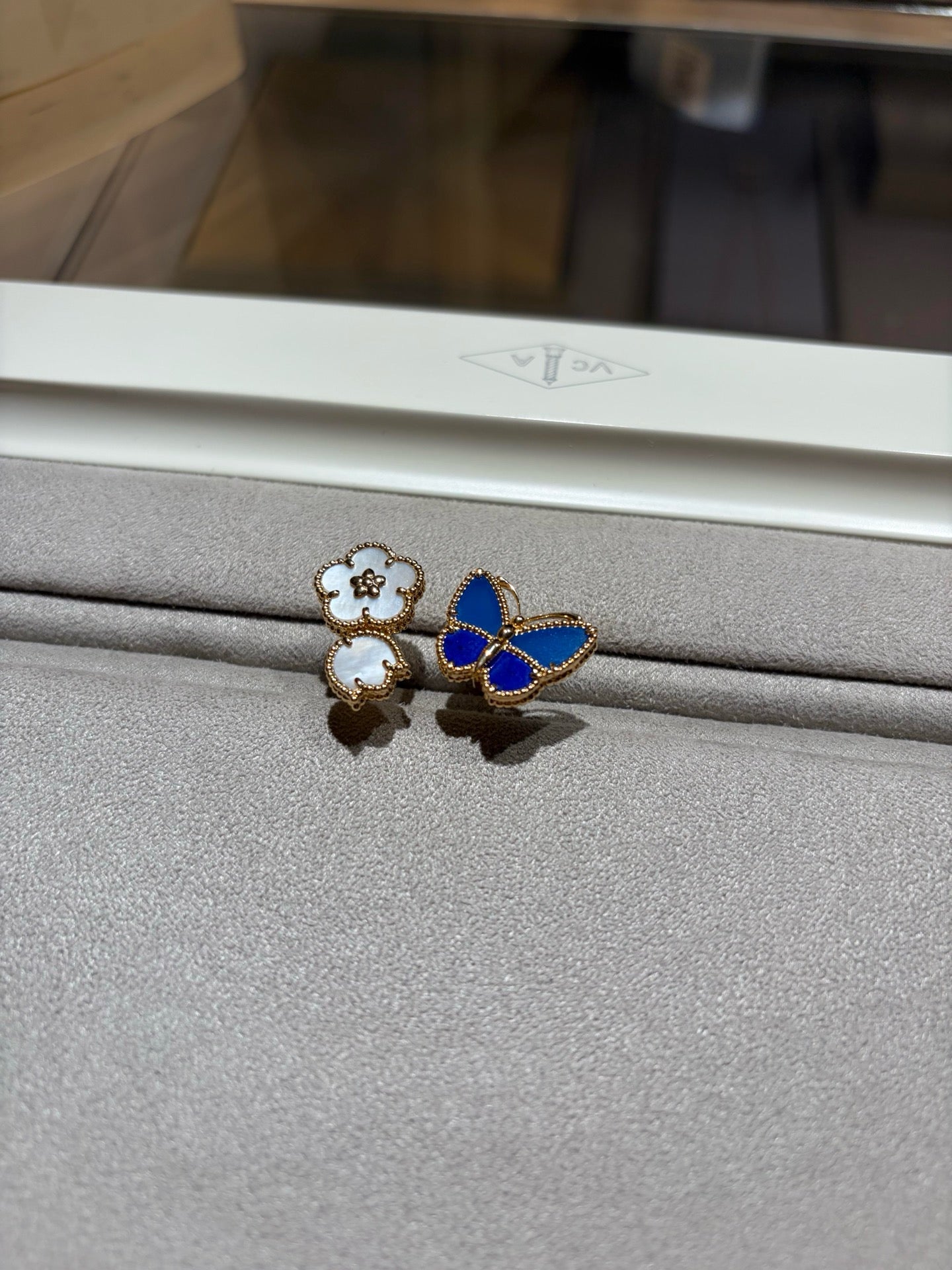[Regal Jewels]LUCKY SPRING BUTTERFLY OPEN-FACE RINGS