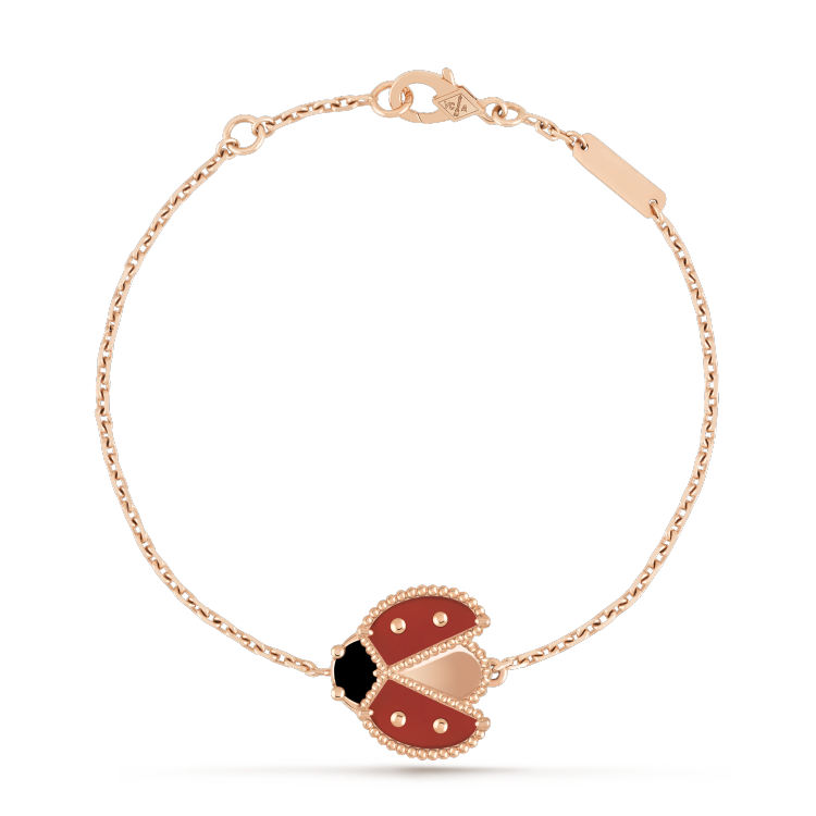 [Regal Jewels]LUCKY SPRING 1 MOTIF PINK GOLD BRACELET