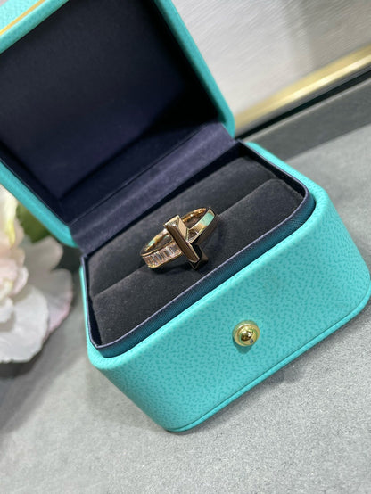 [Aura Jewelry]T1 WIDE 4.5MM DIAMOND RING