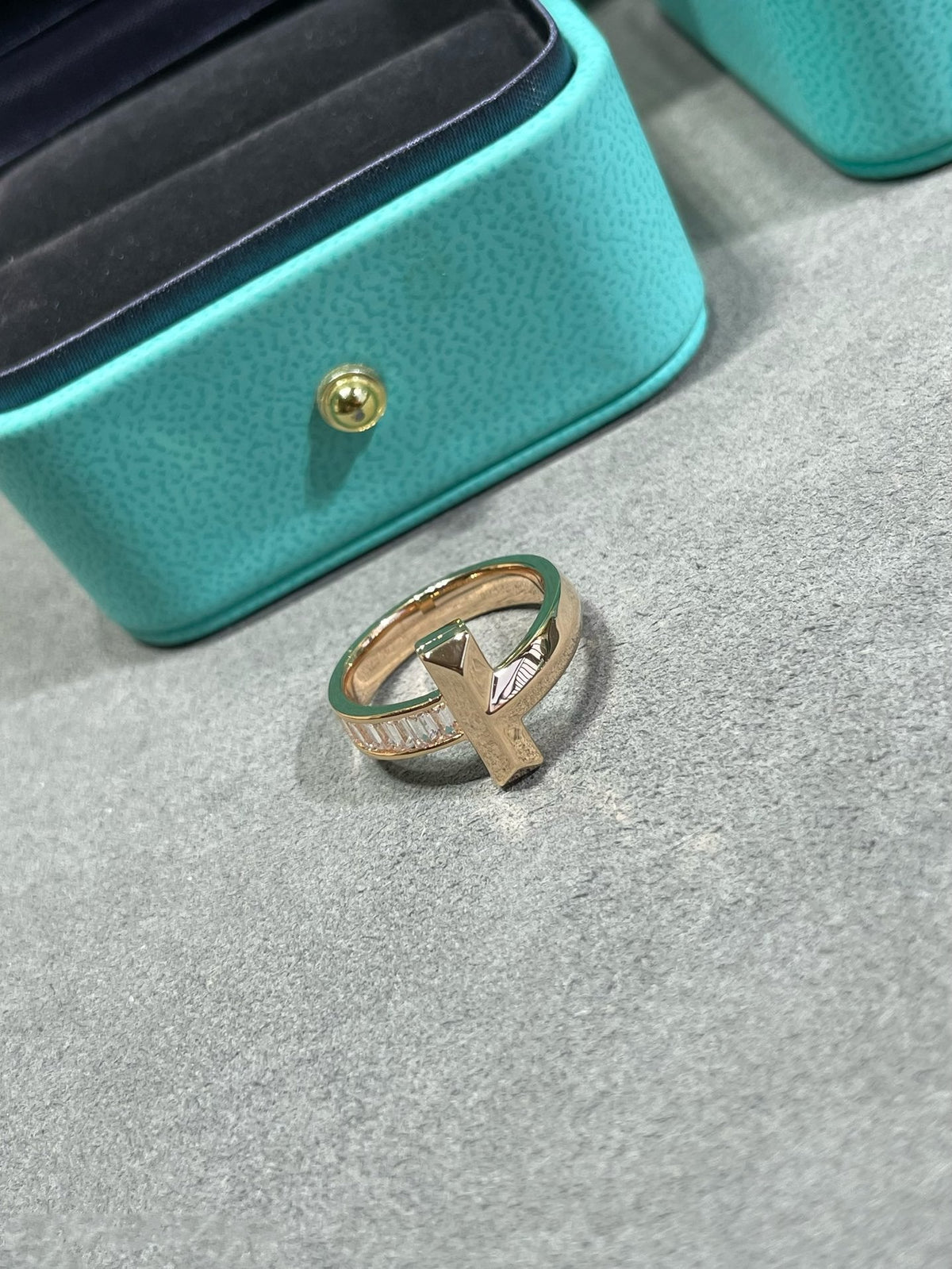[Aura Jewelry]T1 WIDE 4.5MM DIAMOND RING
