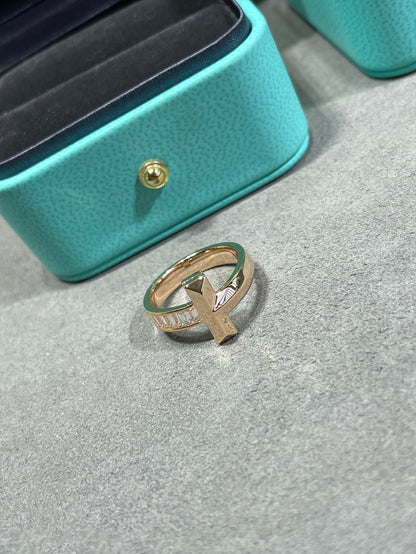 [Aura Jewelry]T1 WIDE 4.5MM DIAMOND RING