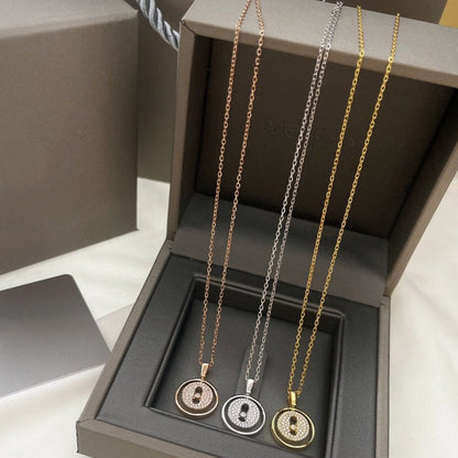 [Regal Jewels]LUCKY MOVER PM PAVED NECKLACE