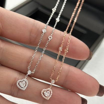 [Regal Jewels]JOY HEART DIAMOND NECKLACE