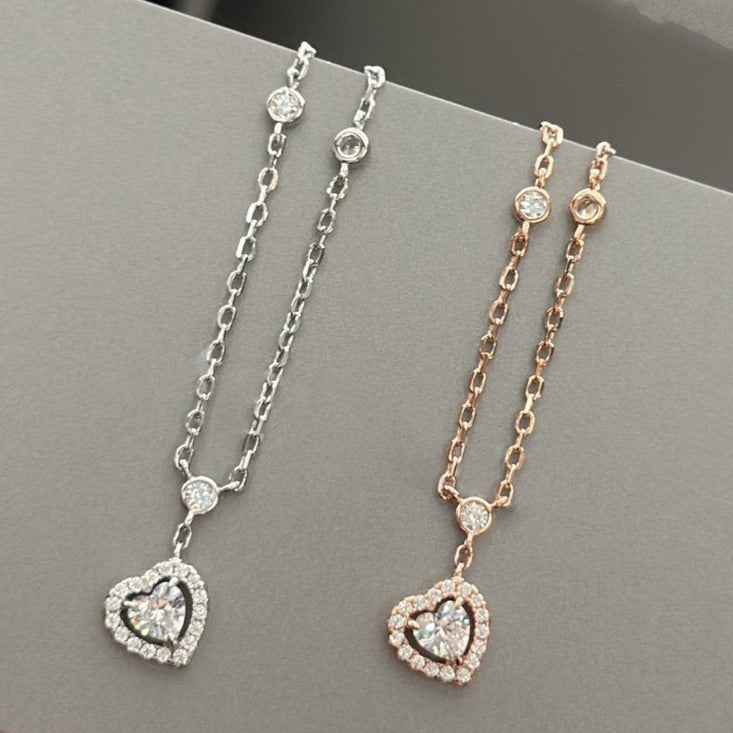 [Regal Jewels]JOY HEART DIAMOND NECKLACE