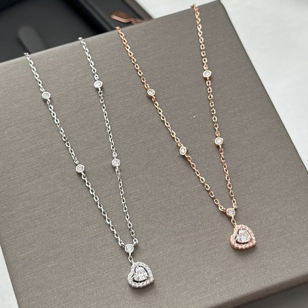 [Regal Jewels]JOY HEART DIAMOND NECKLACE