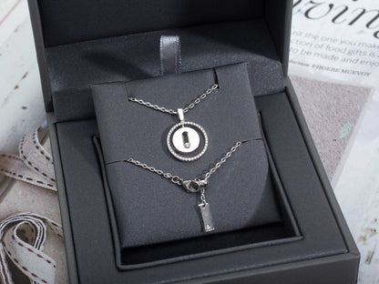 [Regal Jewels]LUCKY MOVE PM NECKLACE SILVER DIAMOND