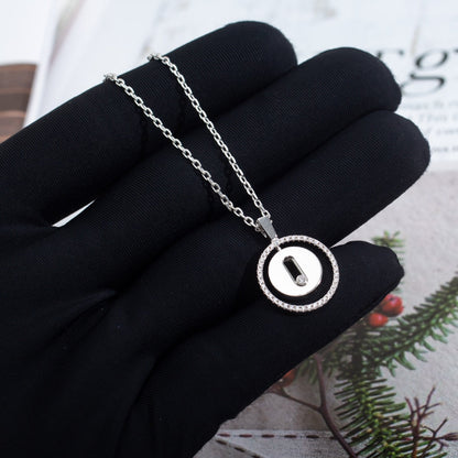 [Regal Jewels]LUCKY MOVE PM NECKLACE SILVER DIAMOND