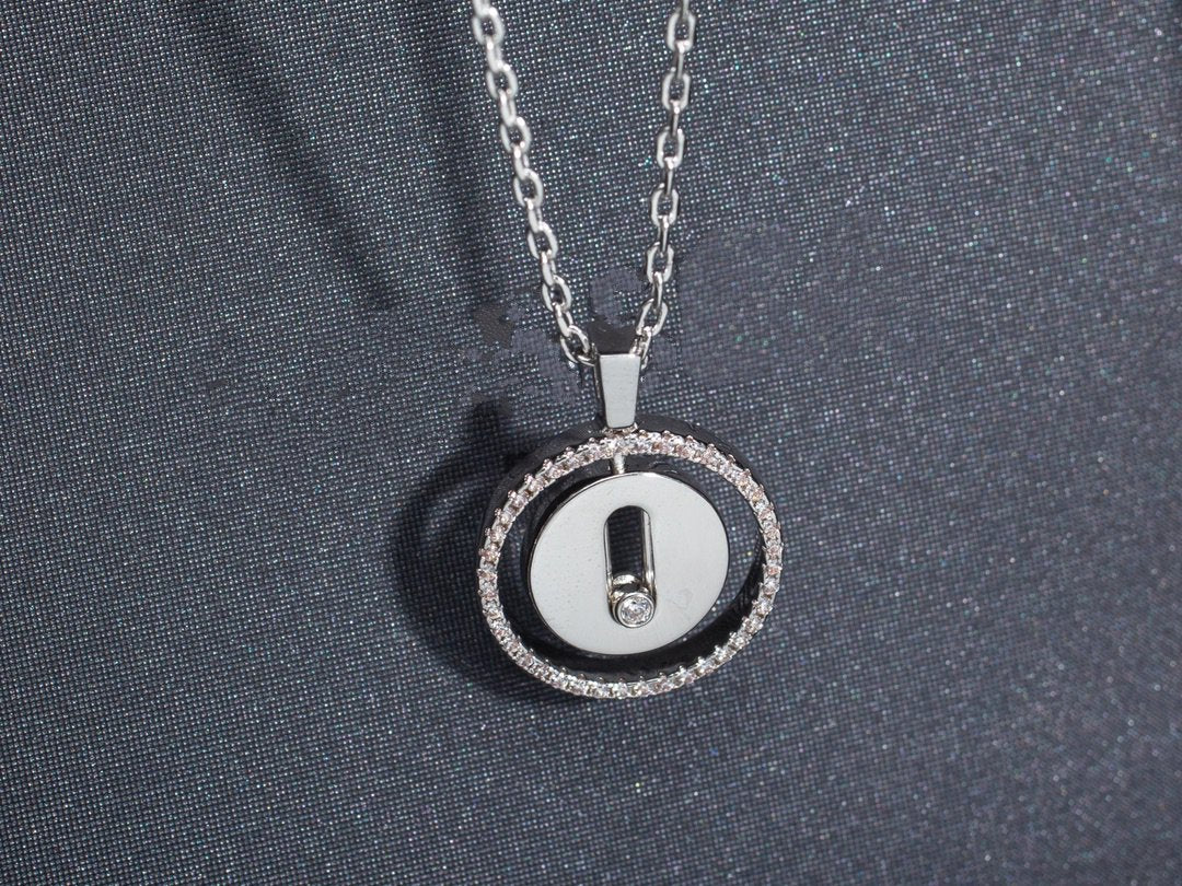 [Regal Jewels]LUCKY MOVE PM NECKLACE SILVER DIAMOND