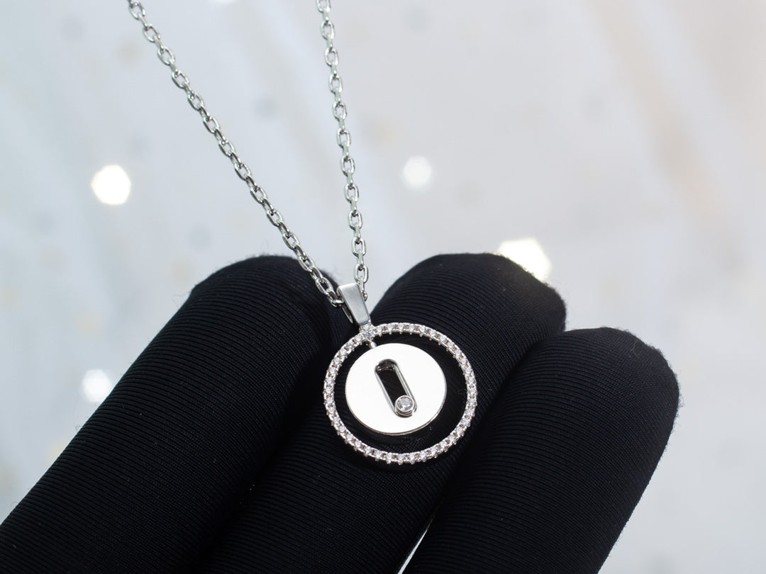 [Regal Jewels]LUCKY MOVE PM NECKLACE SILVER DIAMOND