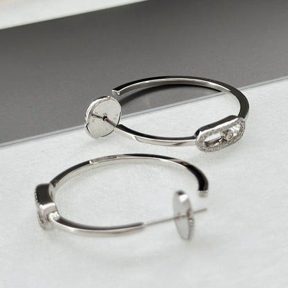 [Regal Jewels]CREOLES MOVE UNO PM DIAMOND EARRINGS