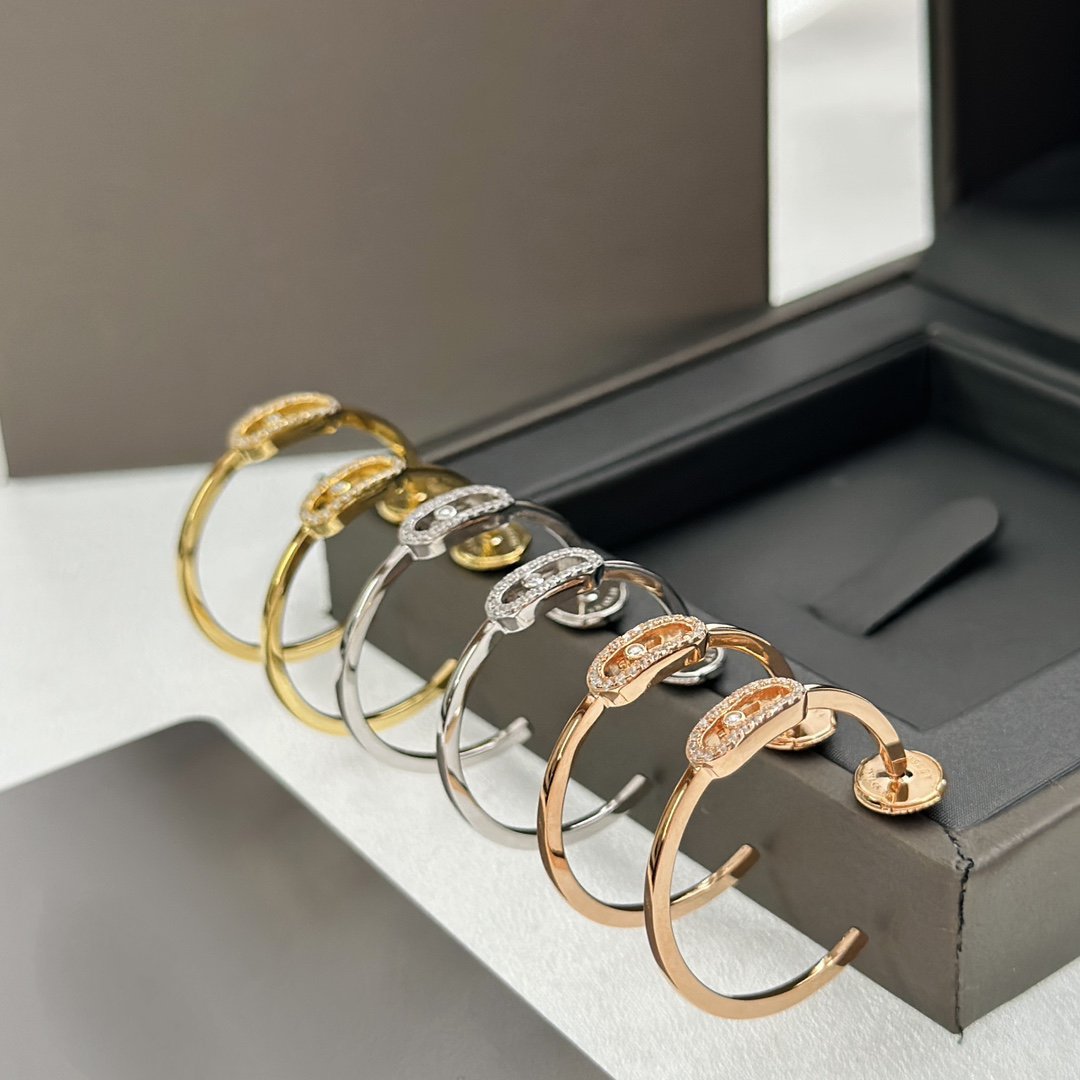 [Regal Jewels]CREOLES MOVE UNO PM DIAMOND EARRINGS