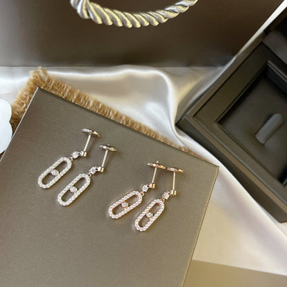 [Regal Jewels]DORMEUSES MOVE UNO DIAMOND EARRINGS