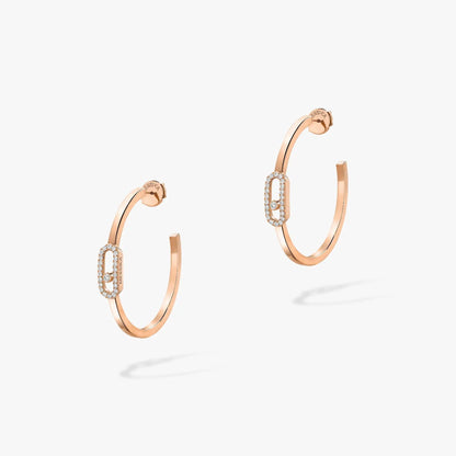 [Regal Jewels]CREOLES MOVE UNO PM DIAMOND EARRINGS
