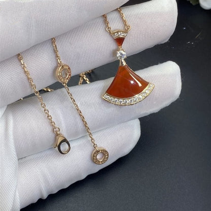 [Aura Jewels]DREAM NECKLACE CARNELIAN DIAMOND