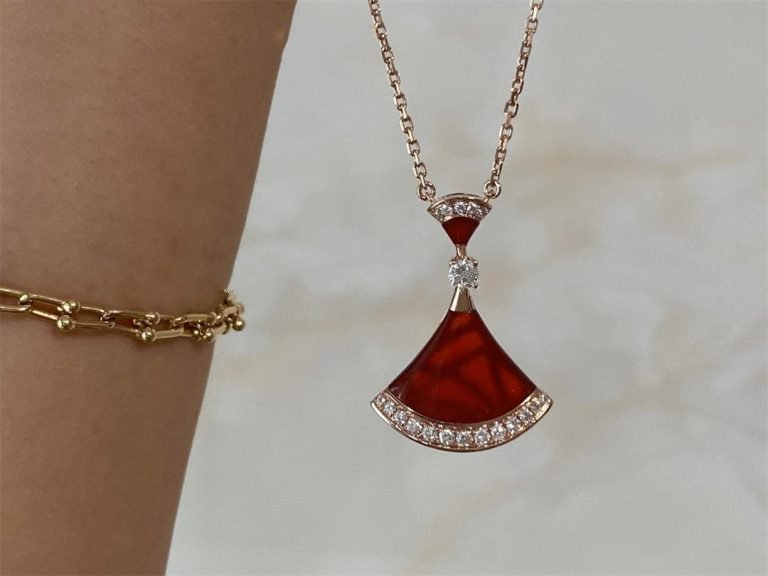 [Aura Jewels]DREAM NECKLACE CARNELIAN DIAMOND