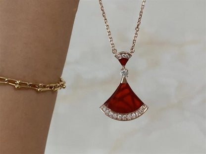 [Aura Jewels]DREAM NECKLACE CARNELIAN DIAMOND