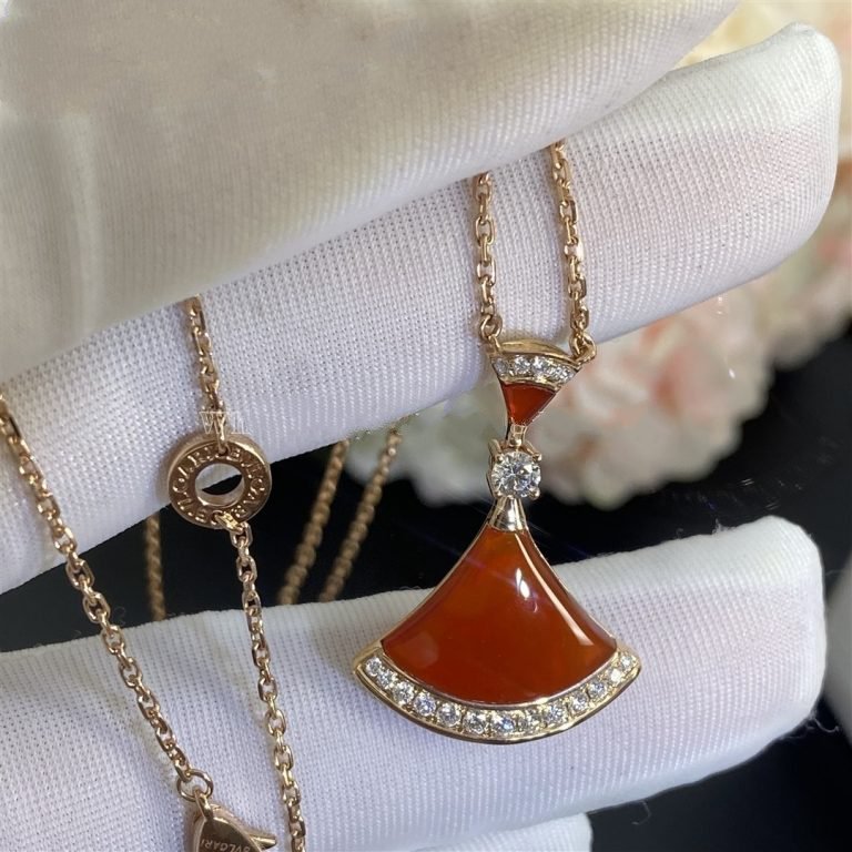 [Aura Jewels]DREAM NECKLACE CARNELIAN DIAMOND