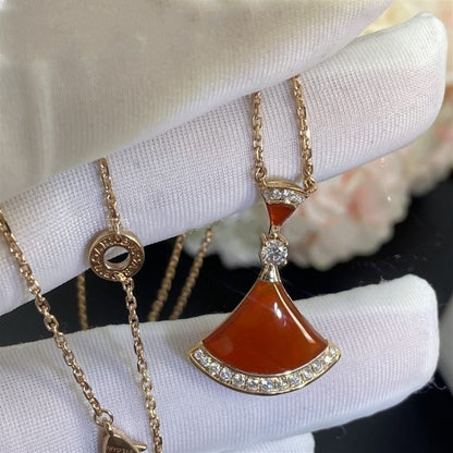 [Aura Jewels]DREAM NECKLACE CARNELIAN DIAMOND