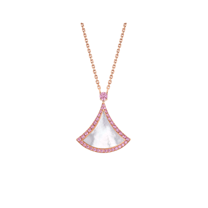 [Aura Jewels]DREAM NECKLACE MOP DIAMOND PINK