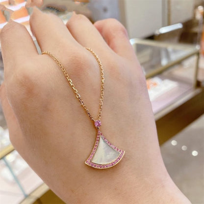 [Aura Jewels]DREAM NECKLACE MOP DIAMOND PINK