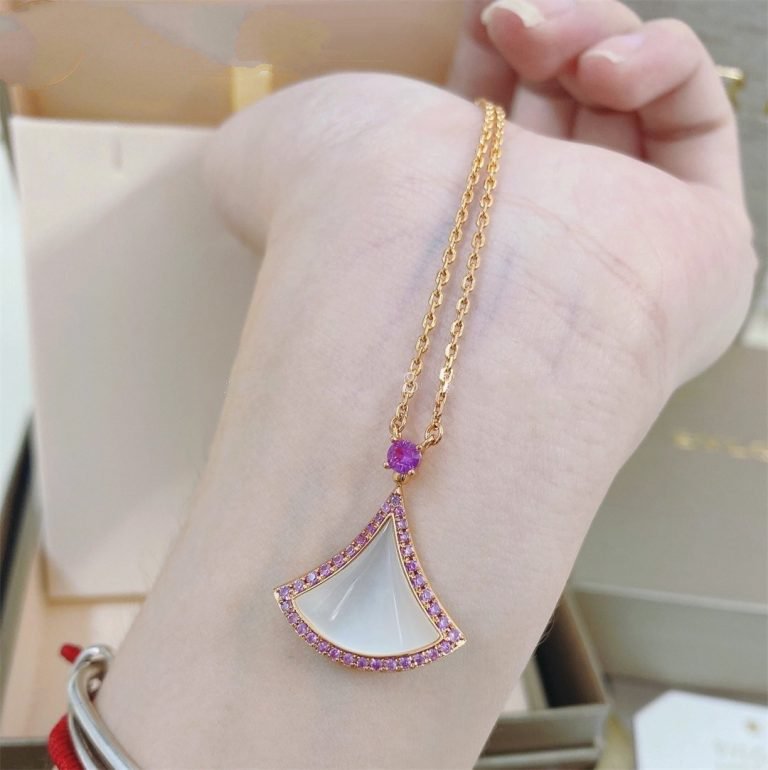 [Aura Jewels]DREAM NECKLACE MOP DIAMOND PINK