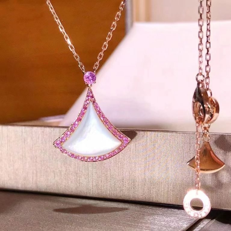 [Aura Jewels]DREAM NECKLACE MOP DIAMOND PINK