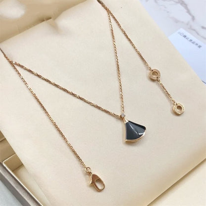 [Aura Jewels]DREAM NECKLACE ONYX 1 DIAMOND